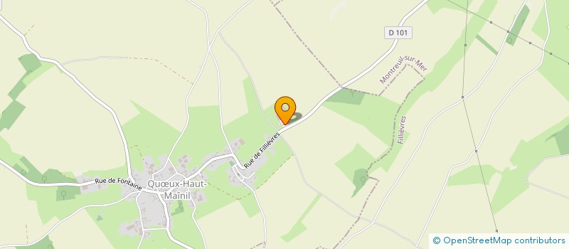 localisation de l'entreprise D'HAUT MAINIL  QUUX-HAUT-MAINIL