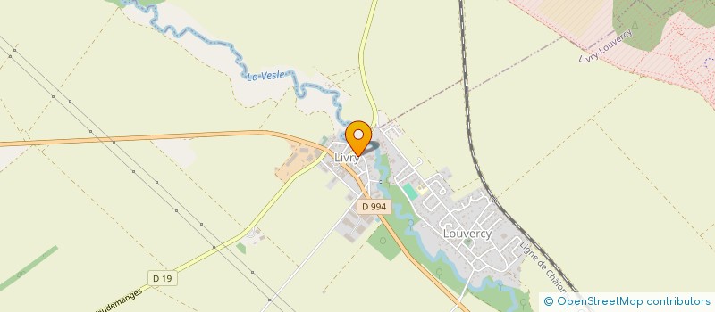 localisation de l'entreprise D'HENJIE  LIVRY-LOUVERCY