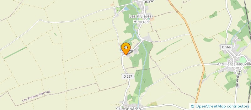 localisation de l'entreprise D'HENRUEL  LES RIVIERES-HENRUEL