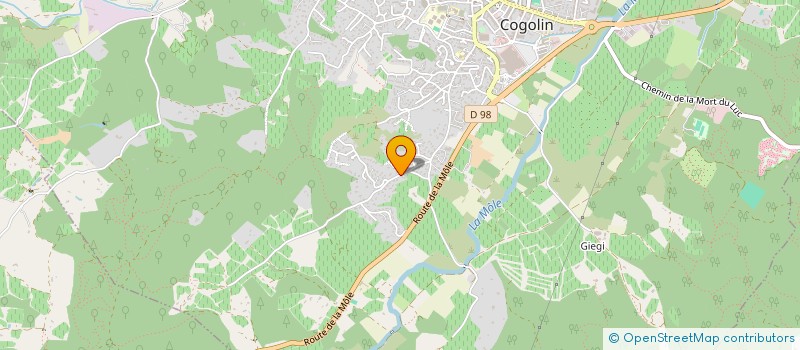 localisation de l'entreprise D'HERACLEA  COGOLIN