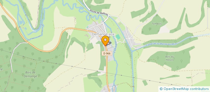 localisation de l'entreprise D'HERBEUVAL à SAINT-JOIRE