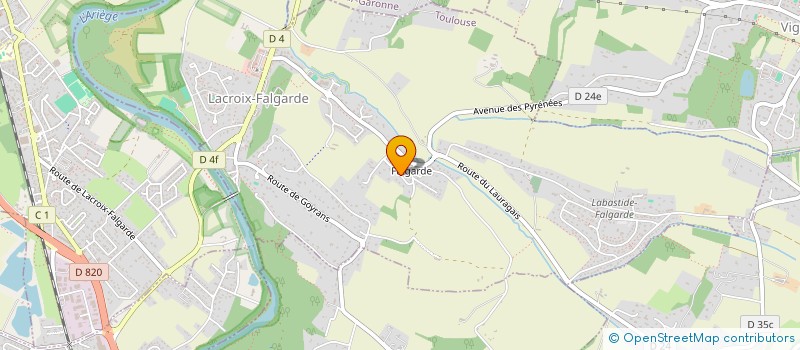 localisation de l'entreprise D'HERS CONSEIL RH  LACROIX-FALGARDE