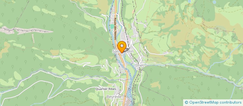 localisation de l'entreprise D'HIER & D'HUI  SARRANCOLIN