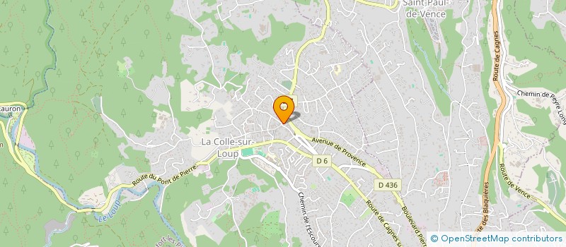 localisation de l'entreprise D'HIER ET D'AUJOURD'HUI à LA COLLE-SUR-LOUP