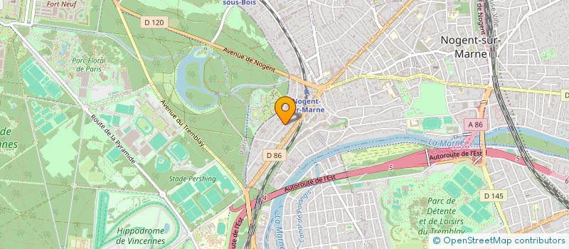 localisation de l'entreprise D HOLDING  NOGENT-SUR-MARNE