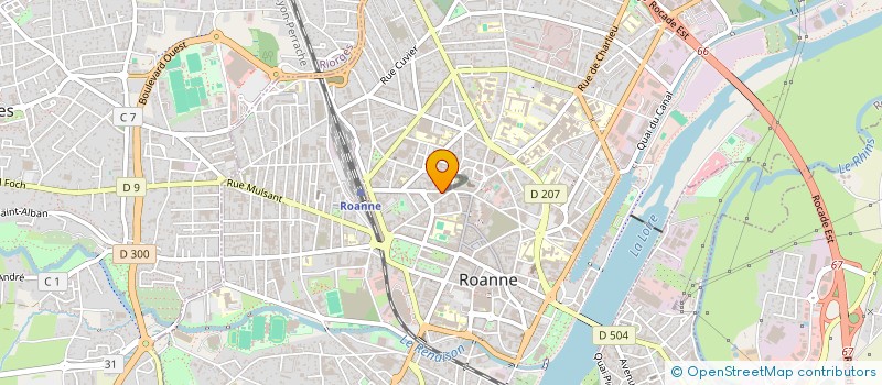 localisation de l'entreprise D'HOME ET D'OFFICE SYSTEM à ROANNE