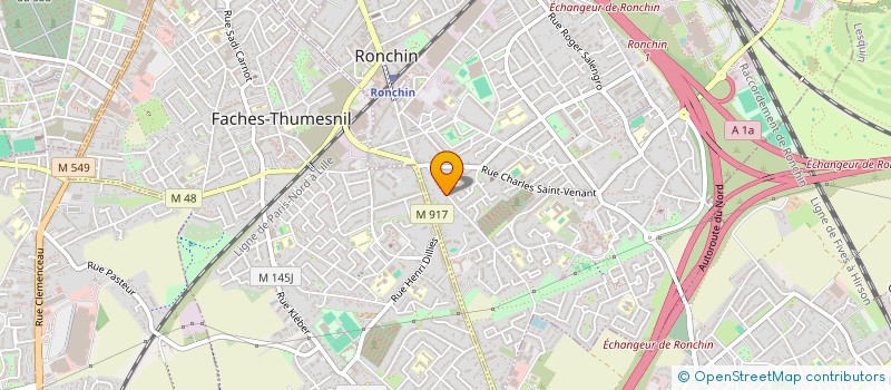 localisation de l'entreprise D'HONDSCHOOTE  RONCHIN