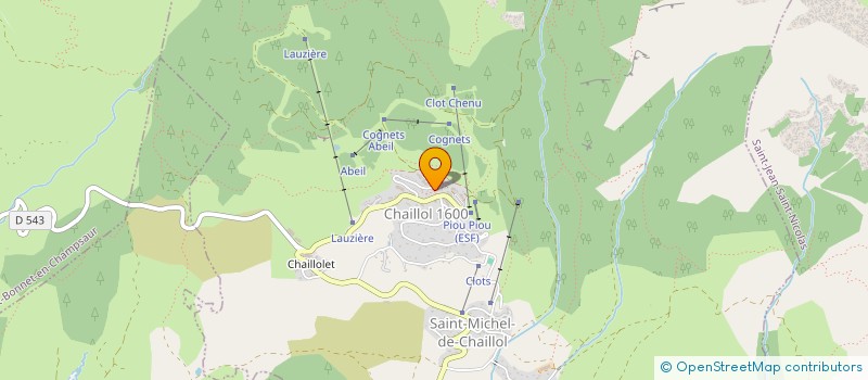 localisation de l'entreprise D.I.A.M'S  CHAMPOLEON