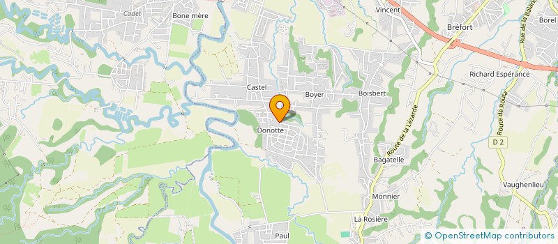 localisation de l'entreprise D.I. BTP à LAMENTIN