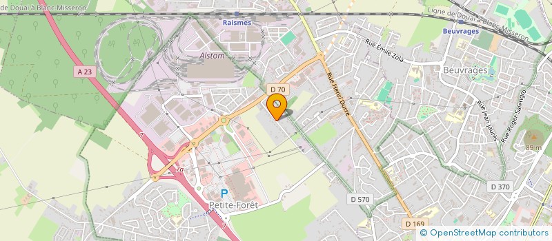 localisation de l'entreprise D.I.E  PETITE-FORET