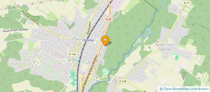 localisation de l'entreprise D.I.E.S.I à ETRECHY