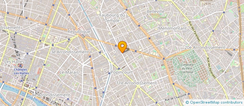 localisation de l'entreprise D I F  PARIS