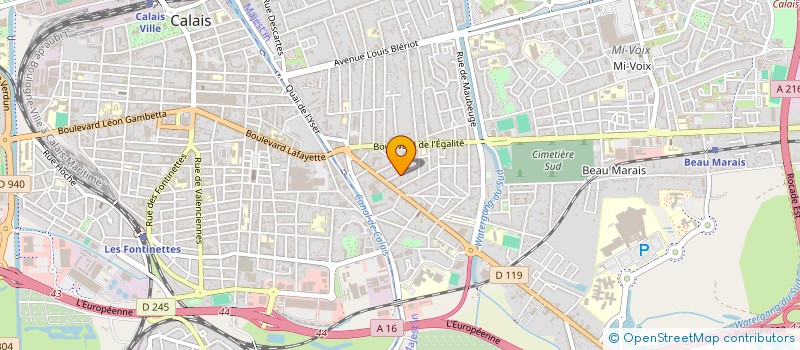 localisation de l'entreprise D.I.F.S à CALAIS