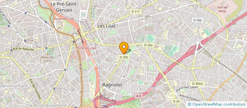 localisation de l'entreprise D.I. FERMETURES à LOGNES