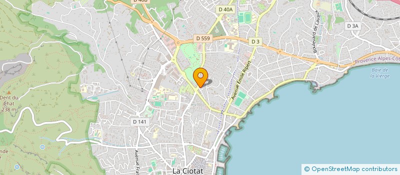 localisation de l'entreprise D I G G E R à LA CIOTAT