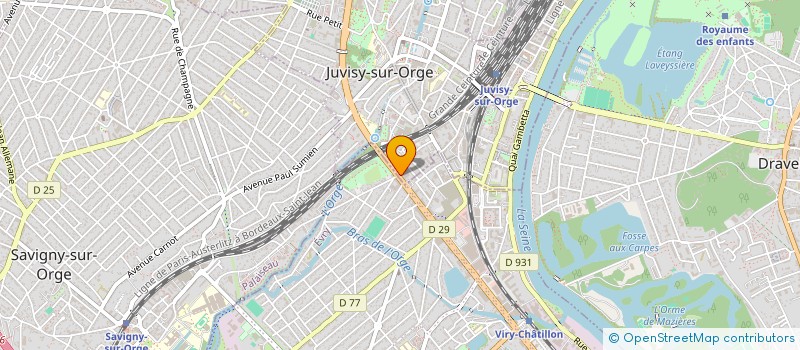 localisation de l'entreprise D.I.J à JUVISY-SUR-ORGE
