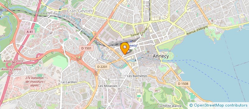 localisation de l'entreprise D.I.K.R.A. à ANNECY