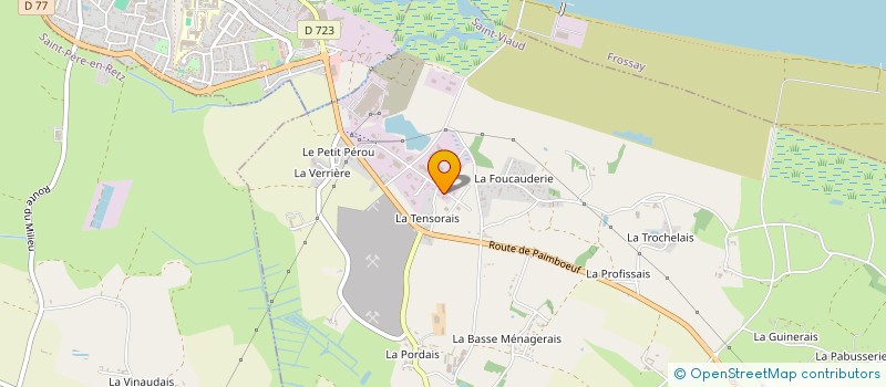 localisation de l'entreprise D.I.P. à SAINT-VIAUD