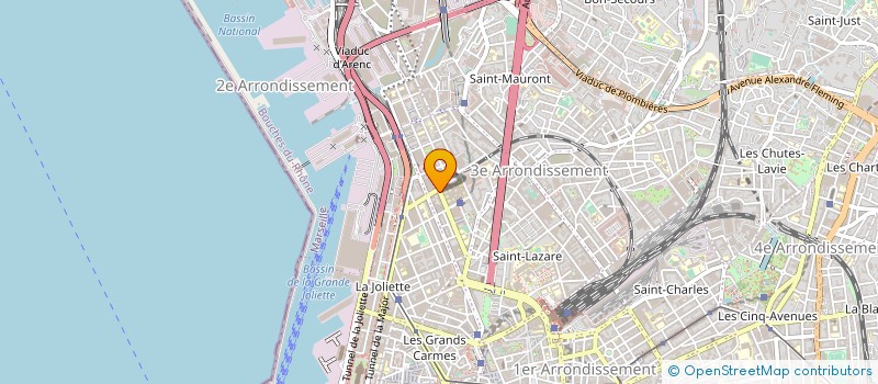 localisation de l'entreprise D.I.P.A à MARSEILLE