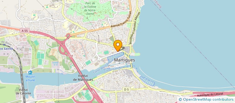localisation de l'entreprise D.I.S BATIMENT à MARTIGUES