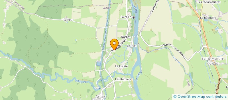 localisation de l'entreprise D.I.T  ARTAIX