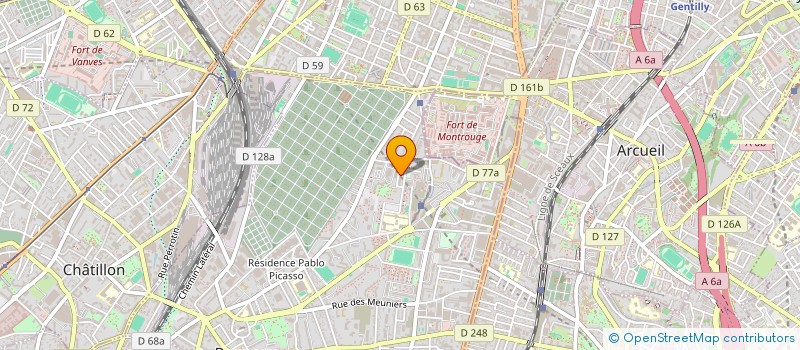 localisation de l'entreprise D.I.T.A. FILM à BAGNEUX