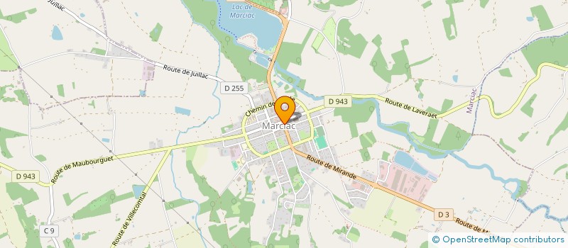 localisation de l'entreprise D'ICI 2 MAINS  MARCIAC