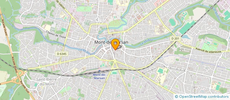 localisation de l'entreprise D'ICI & D'AILLEURS à MONT-DE-MARSAN