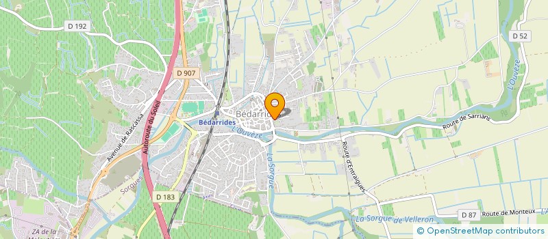 localisation de l'entreprise D'ICI DANSE  BEDARRIDES