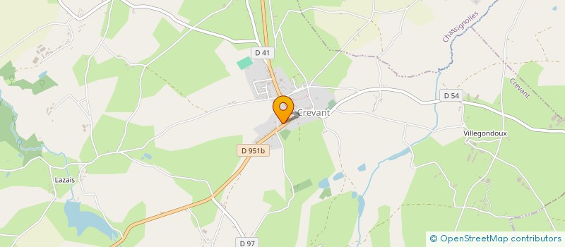 localisation de l'entreprise D'ICI DE LA à CREVANT