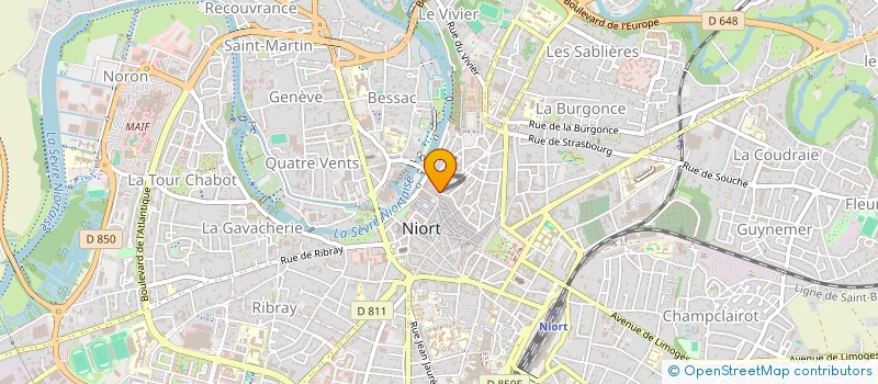 localisation de l'entreprise D'ICI ET D'AILLEURS  NIORT