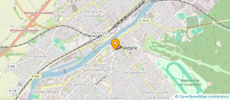 localisation de l'entreprise D'ICI ET D'AILLEURS à COMPIEGNE