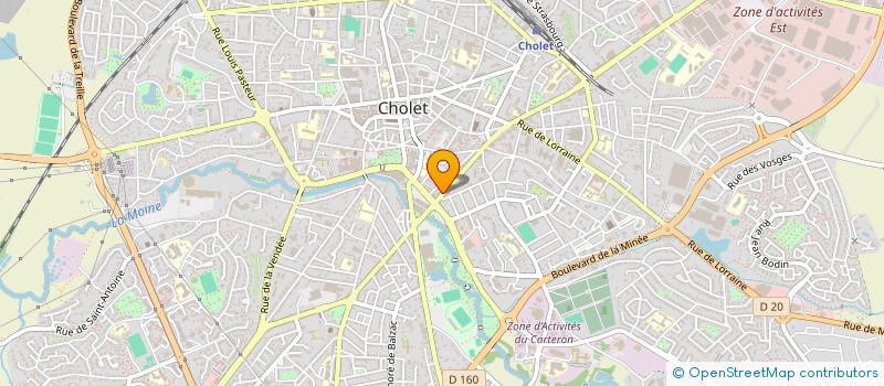 localisation de l'entreprise D'ICI ET D'AILLEURS à CHOLET