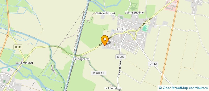 localisation de l'entreprise D'ICI ET D'AILLEURS à ANDILLY