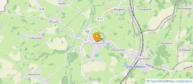 localisation de l'entreprise D'ICI ET D'AILLEURS  SAINT-SEBASTIEN