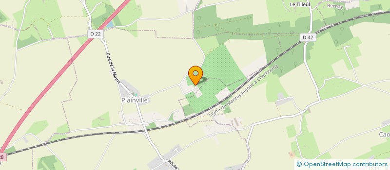 localisation de l'entreprise D'IDUNN  PLAINVILLE