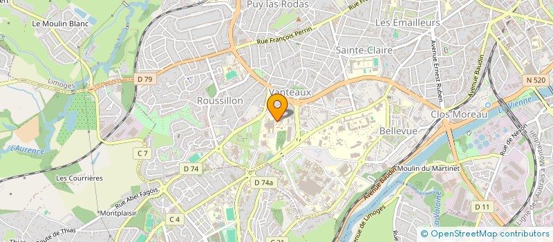 localisation de l'entreprise D'IFSI ET D'AILLEURS à LIMOGES