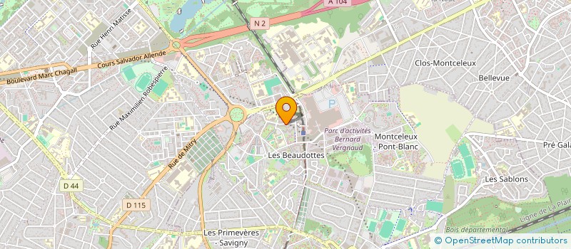 localisation de l'entreprise D.IMPACT à SEVRAN