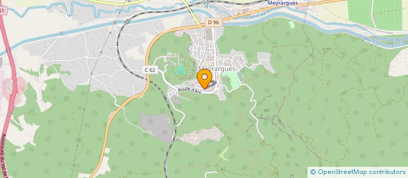 localisation de l'entreprise D'INGINEERING  MEYRARGUES