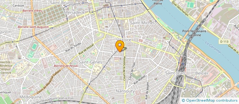 localisation de l'entreprise D INSTALLATION à BORDEAUX