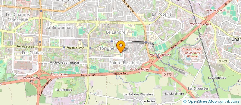 localisation de l'entreprise D-INVEST  RENNES