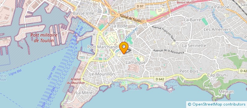 localisation de l'entreprise D'ISTATINA à TOULON