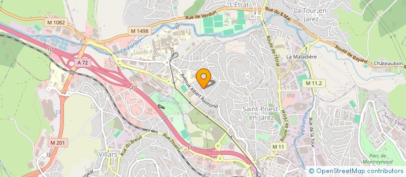 localisation de l'entreprise D.J.  SAINT-PRIEST-EN-JAREZ