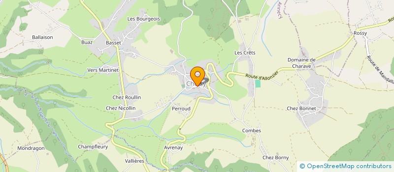 localisation de l'entreprise D & J  CHOISY