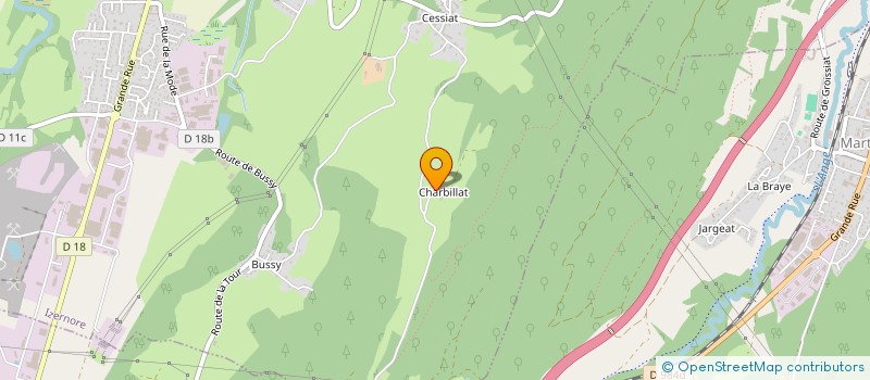 localisation de l'entreprise D.J.B.  MATAFELON-GRANGES