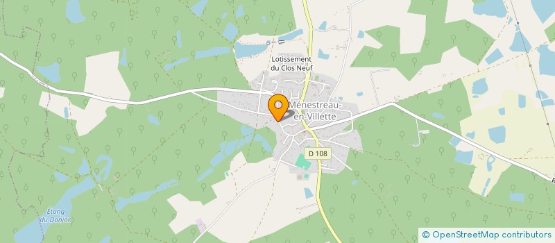 localisation de l'entreprise D.J.C.L.  LIGNY-LE-RIBAULT