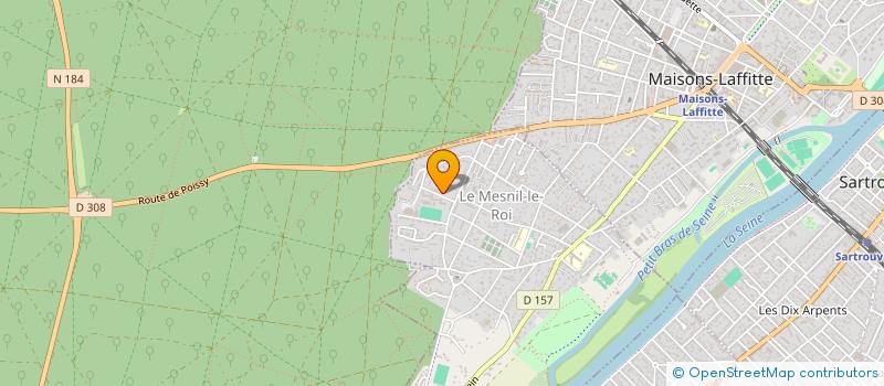 localisation de l'entreprise D.J.K  LE MESNIL-LE-ROI