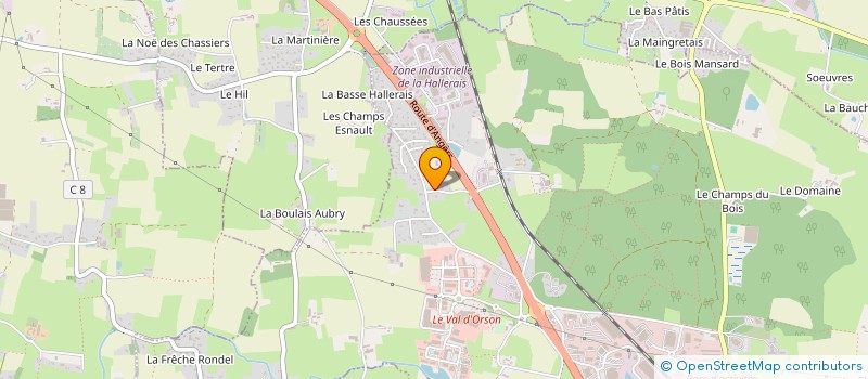 localisation de l'entreprise D.J.L  VERN-SUR-SEICHE