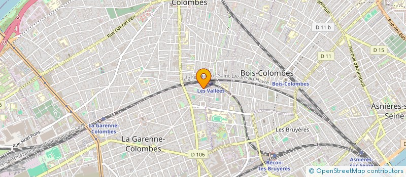 localisation de l'entreprise D.J.M.R  BATI à LA GARENNE-COLOMBES