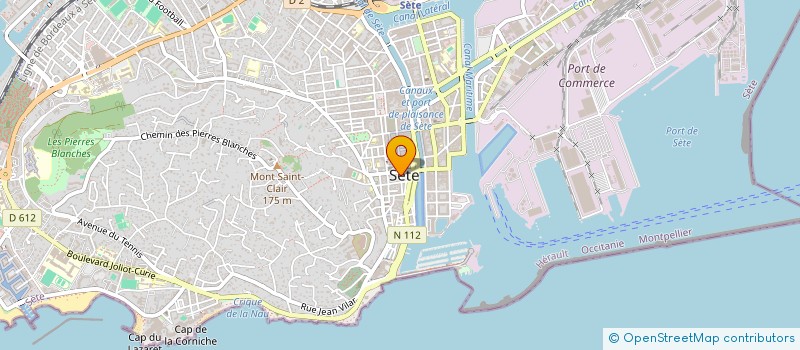 localisation de l'entreprise D&J NADEN  SETE